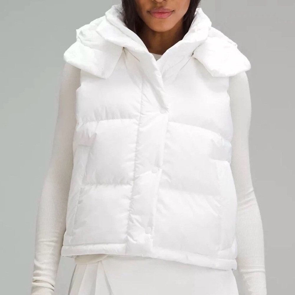 Lululemon Athletica White Puffer Jacket